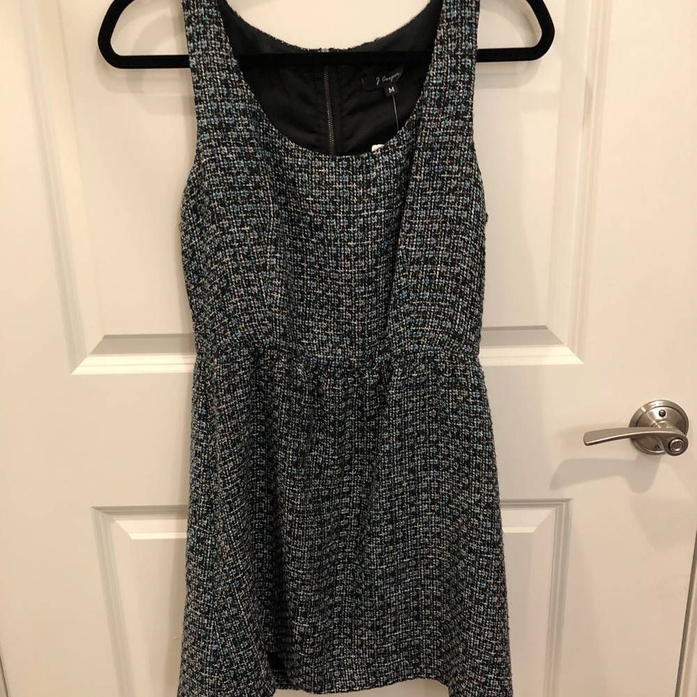 NWT J. Cooper Black and Blue Dress